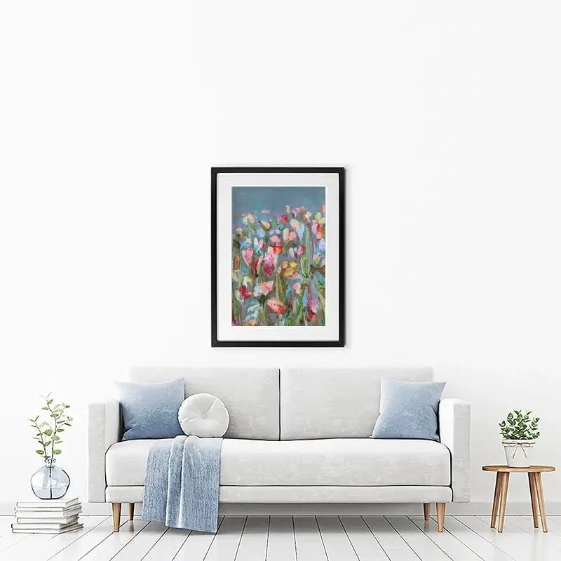 Pastel Flowers Framed Art Print Pastel Flowers Framed Art Print wall art product Studio Paint-Ing