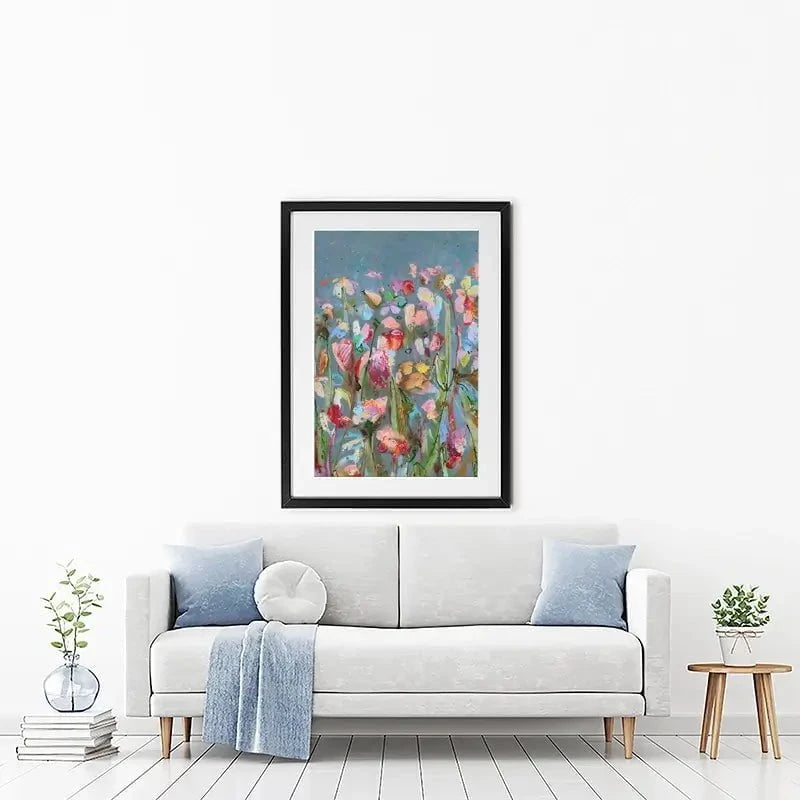 Pastel Flowers Framed Art Print Pastel Flowers Framed Art Print wall art product Studio Paint-Ing