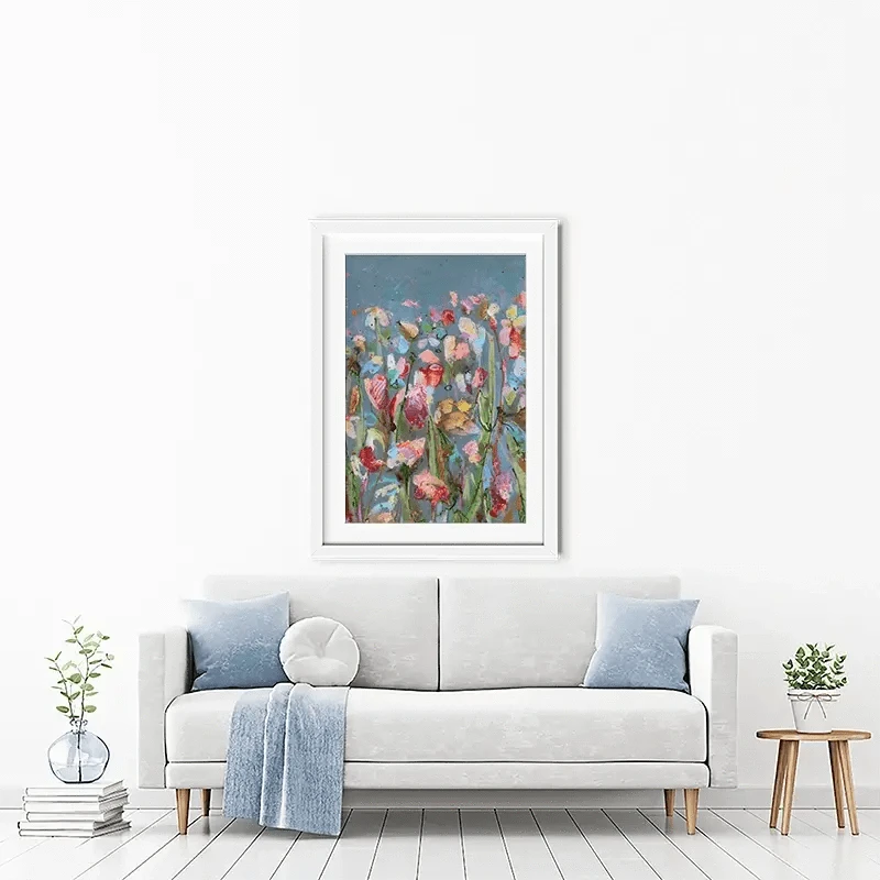 Pastel Flowers Framed Art Print Pastel Flowers Framed Art Print wall art product Studio Paint-Ing