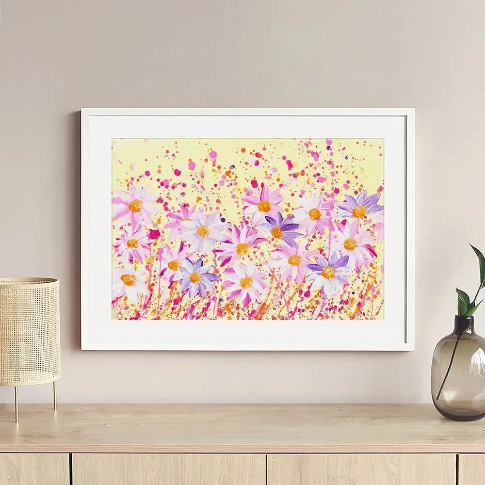 Pastel Joy Framed Art Print Pastel Joy Framed Art Print wall art product Emma LC Art