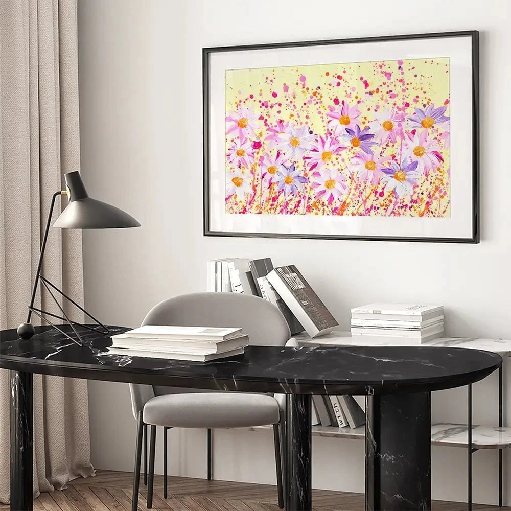 Pastel Joy Framed Art Print Pastel Joy Framed Art Print wall art product Emma LC Art