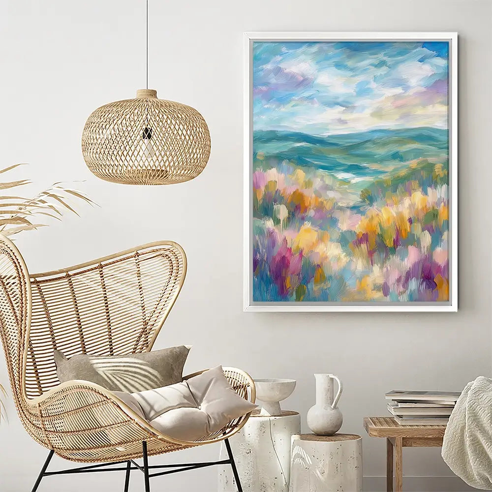 Pastel Pastures Canvas Print Pastel Pastures Canvas Print wall art product David Alexander Elder