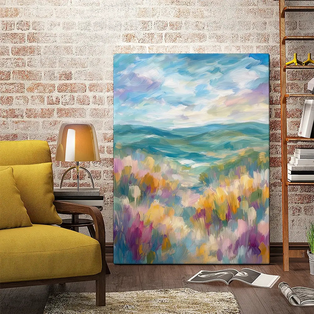 Pastel Pastures Canvas Print Pastel Pastures Canvas Print wall art product David Alexander Elder