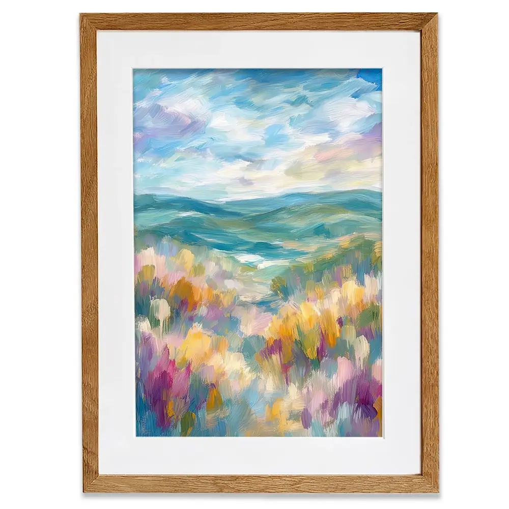 Pastel Pastures Framed Art Print Pastel Pastures Framed Art Print wall art product David Alexander Elder