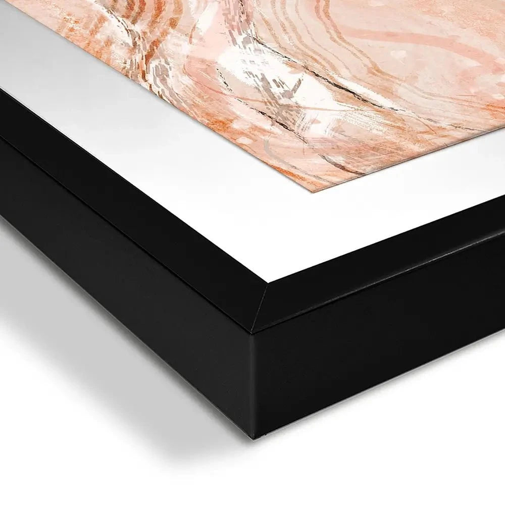 Pastel Peach Sea Framed Art Print Pastel Peach Sea Framed Art Print wall art product Treechild