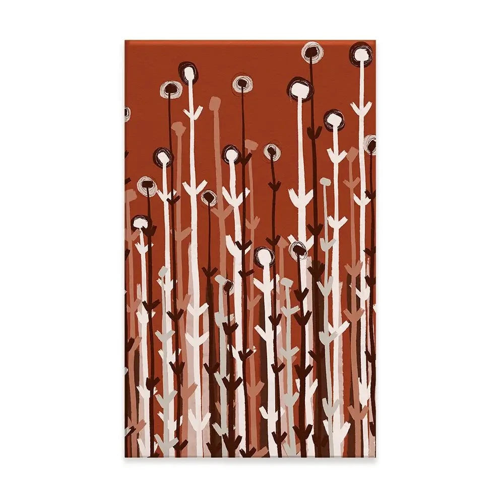 Pastel Plants Canvas Print Pastel Plants Canvas Print wall art product Treechild