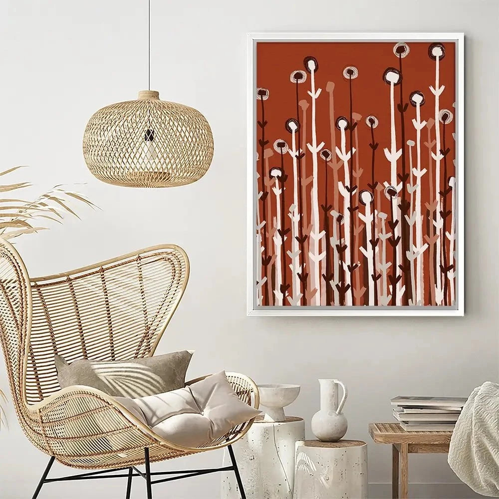 Pastel Plants Canvas Print Pastel Plants Canvas Print wall art product Treechild