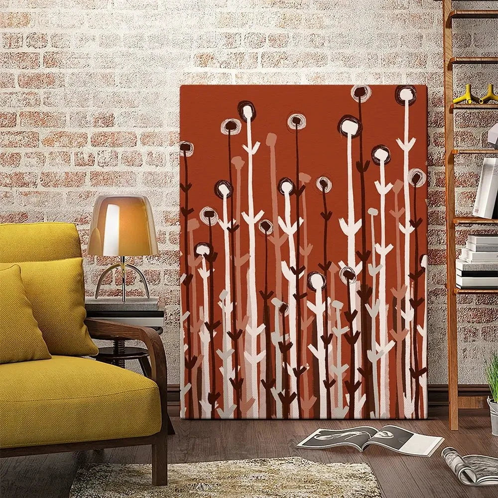 Pastel Plants Canvas Print Pastel Plants Canvas Print wall art product Treechild