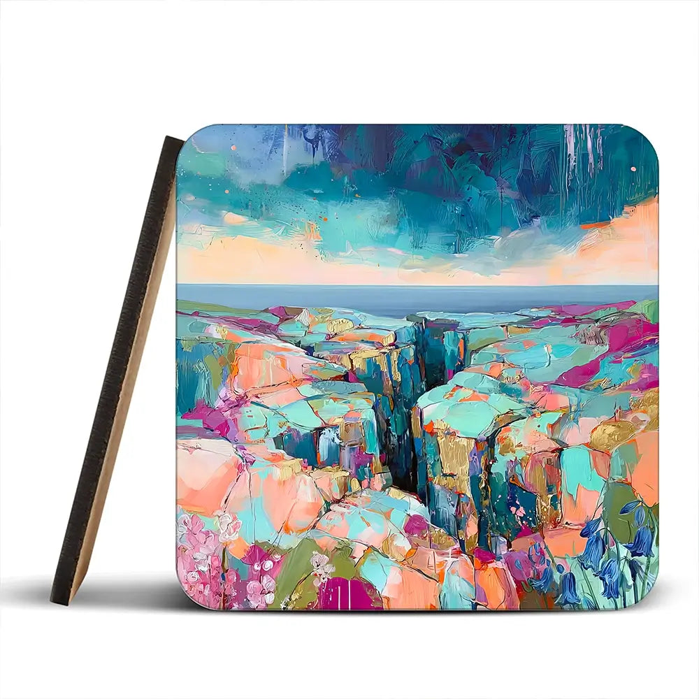Patchwork Coast Coaster Set Patchwork Coast Coaster Set wall art product David Alexander Elder