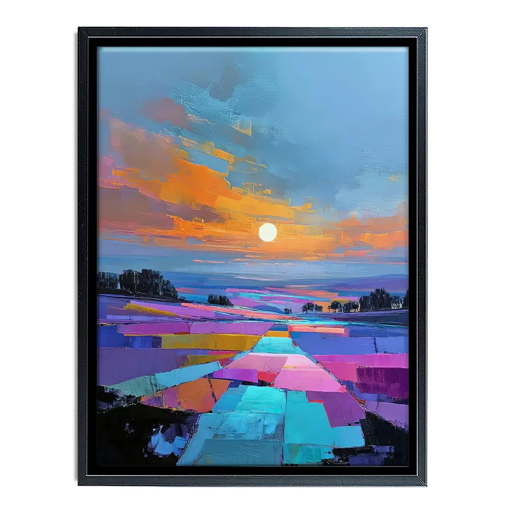 Patchwork Nightfall Canvas Print Patchwork Nightfall Canvas Print wall art product David Alexander Elder
