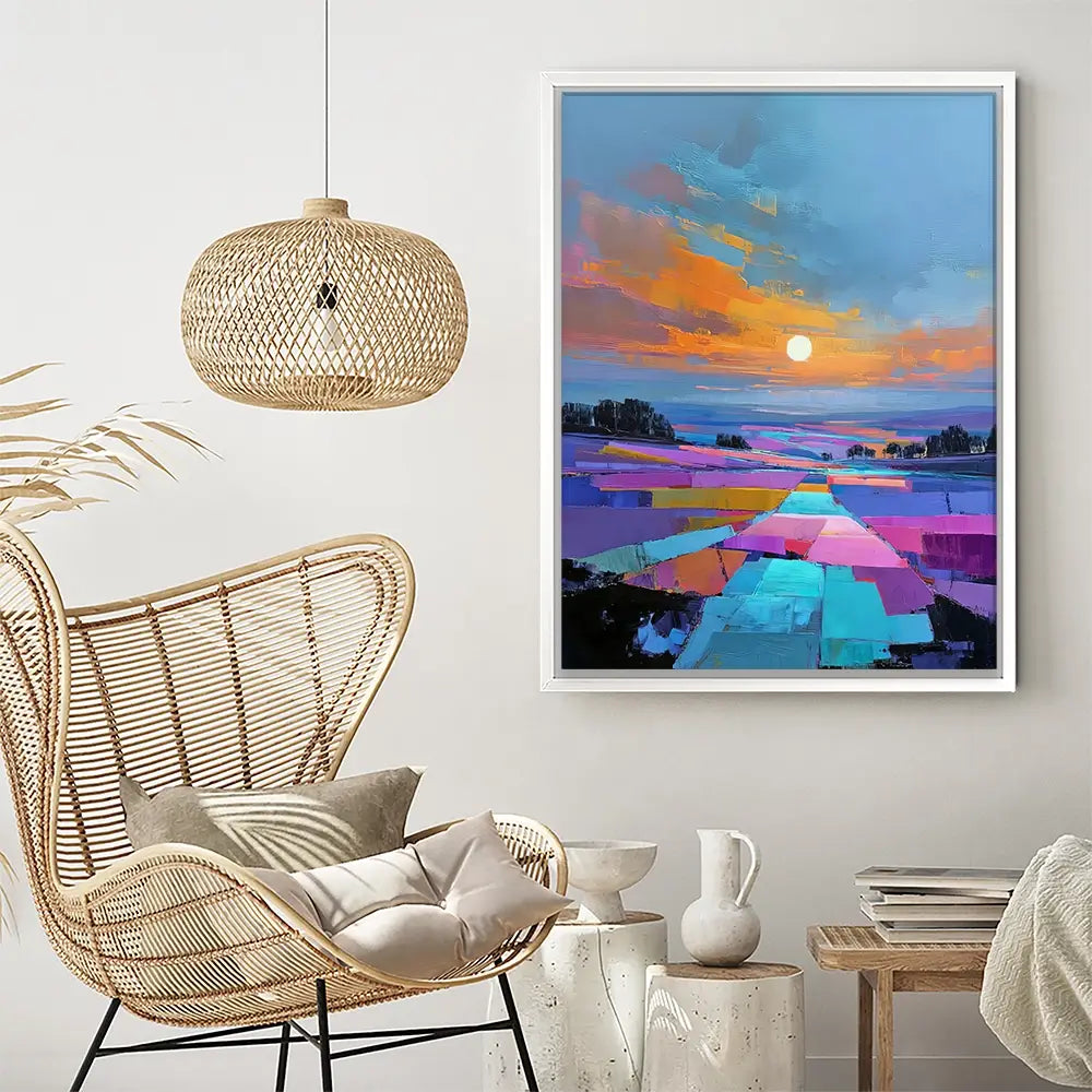Patchwork Nightfall Canvas Print Patchwork Nightfall Canvas Print wall art product David Alexander Elder