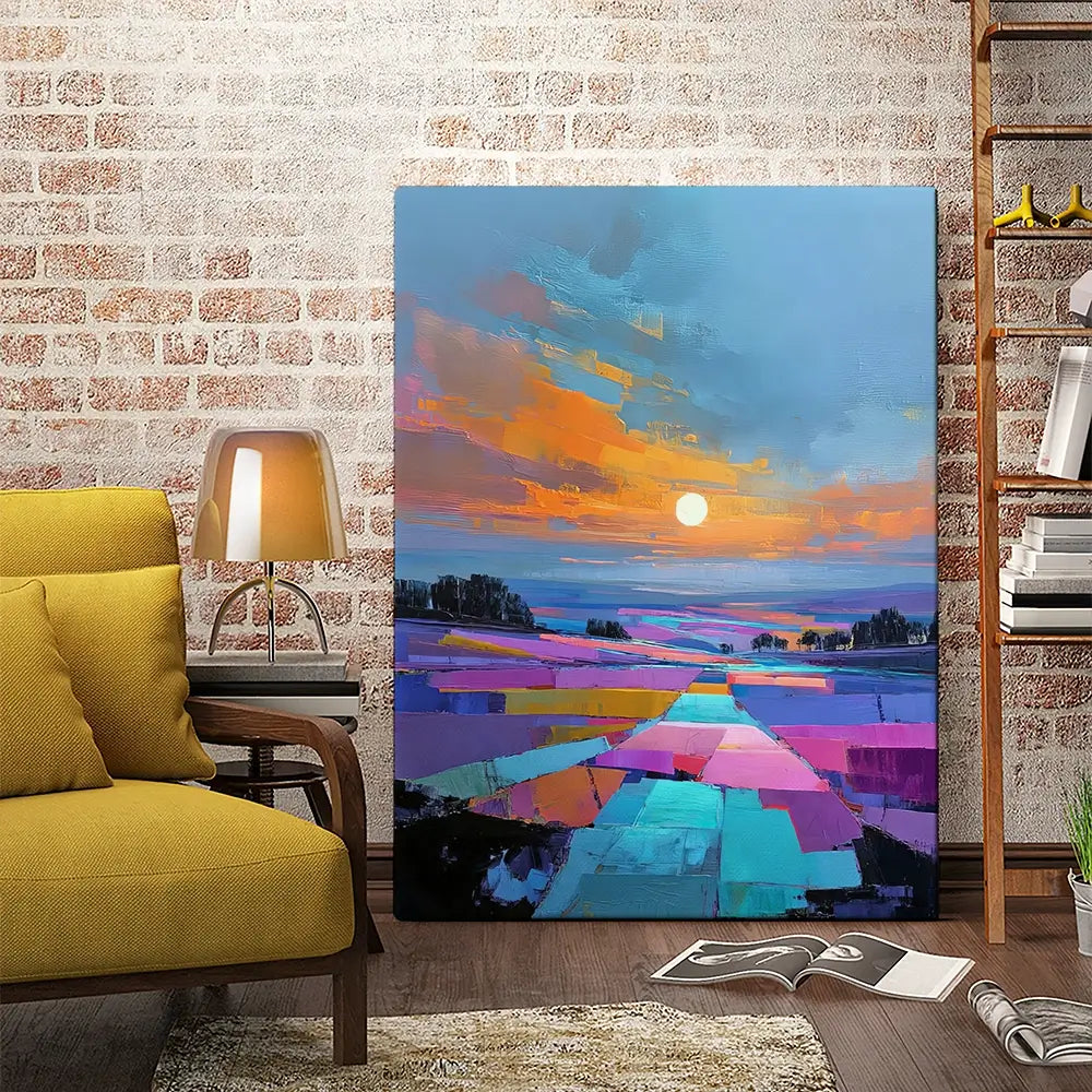 Patchwork Nightfall Canvas Print Patchwork Nightfall Canvas Print wall art product David Alexander Elder