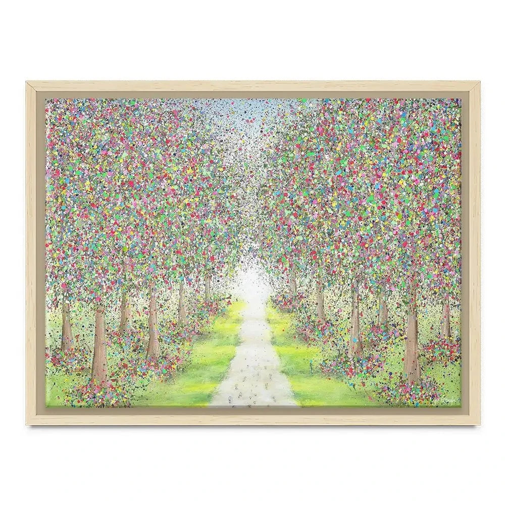 Pathway To Happiness Canvas Print Pathway To Happiness Canvas Print wall art product Jo Gough