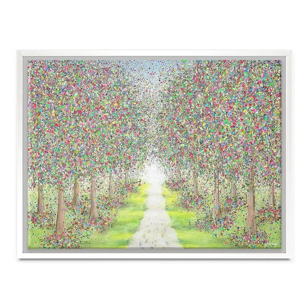 Pathway To Happiness Canvas Print Pathway To Happiness Canvas Print wall art product Jo Gough