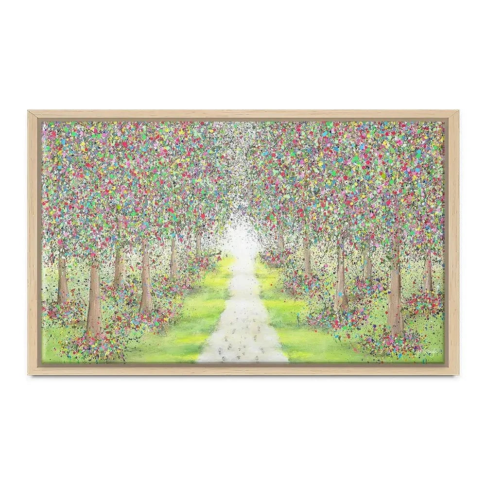 Pathway To Happiness Canvas Print Pathway To Happiness Canvas Print wall art product Jo Gough