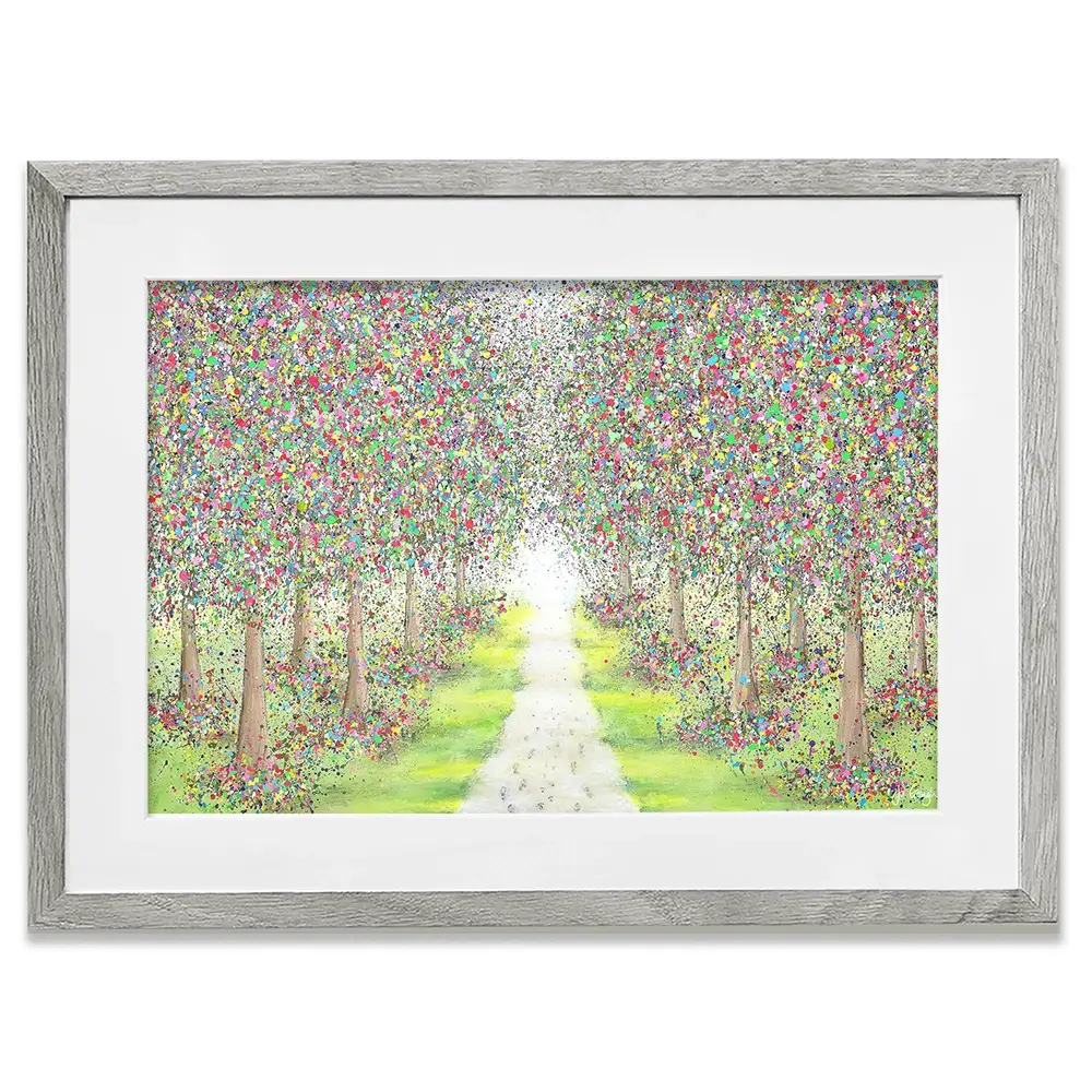 Pathway To Happiness Framed Art Print Pathway To Happiness Framed Art Print wall art product Jo Gough