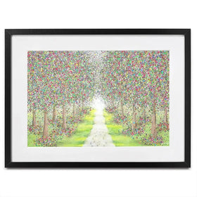 Pathway To Happiness Framed Art Print Pathway To Happiness Framed Art Print wall art product Jo Gough