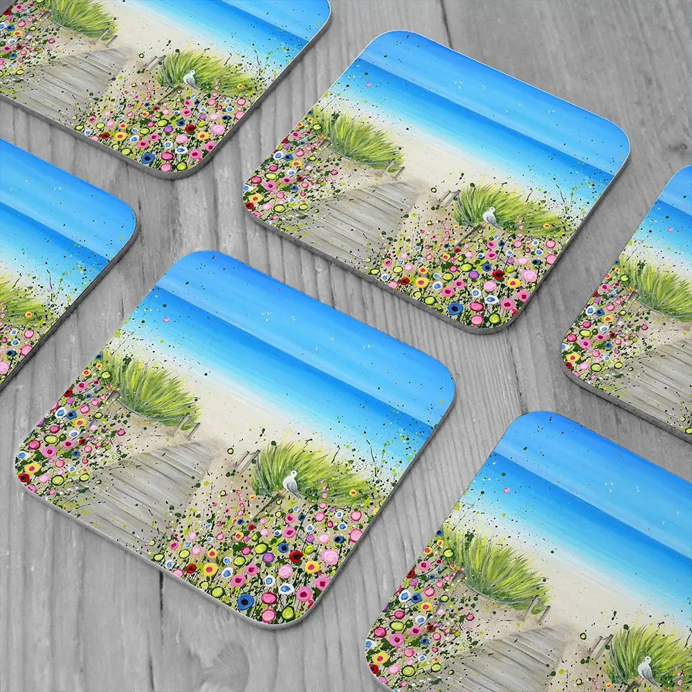 Pathway To Paradise Coaster Set Pathway To Paradise Coaster Set wall art product Jo Gough