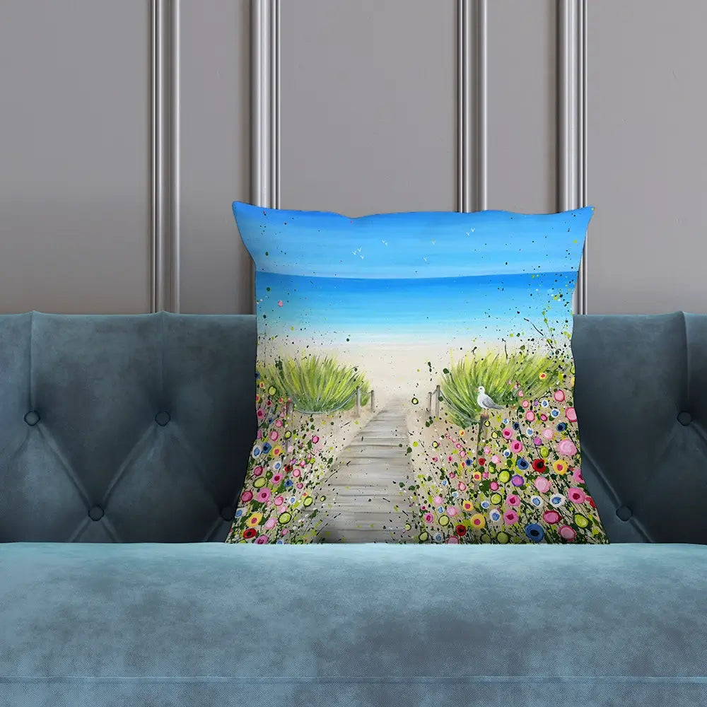 Pathway To Paradise Cushion Pathway To Paradise Cushion wall art product Jo Gough