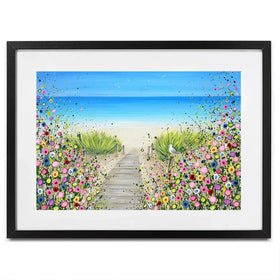 Pathway To Paradise Framed Art Print - JG Pathway To Paradise Framed Art Print - JG wall art product JGough