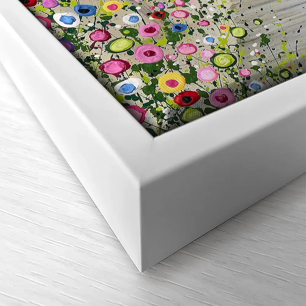Pathway To Paradise Square Canvas Print Pathway To Paradise Square Canvas Print wall art product Jo Gough