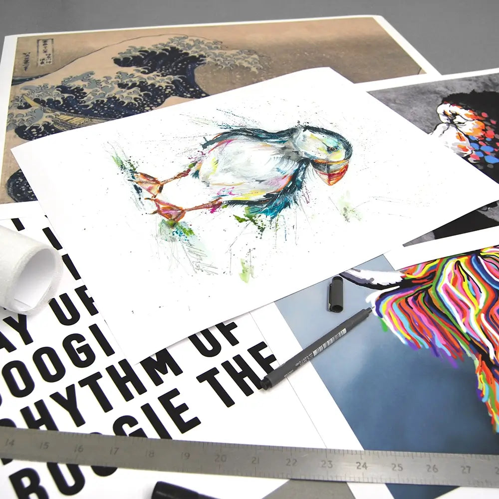Patrick Puffin Art Print Patrick Puffin Art Print wall art product Nicola Jane Rowles