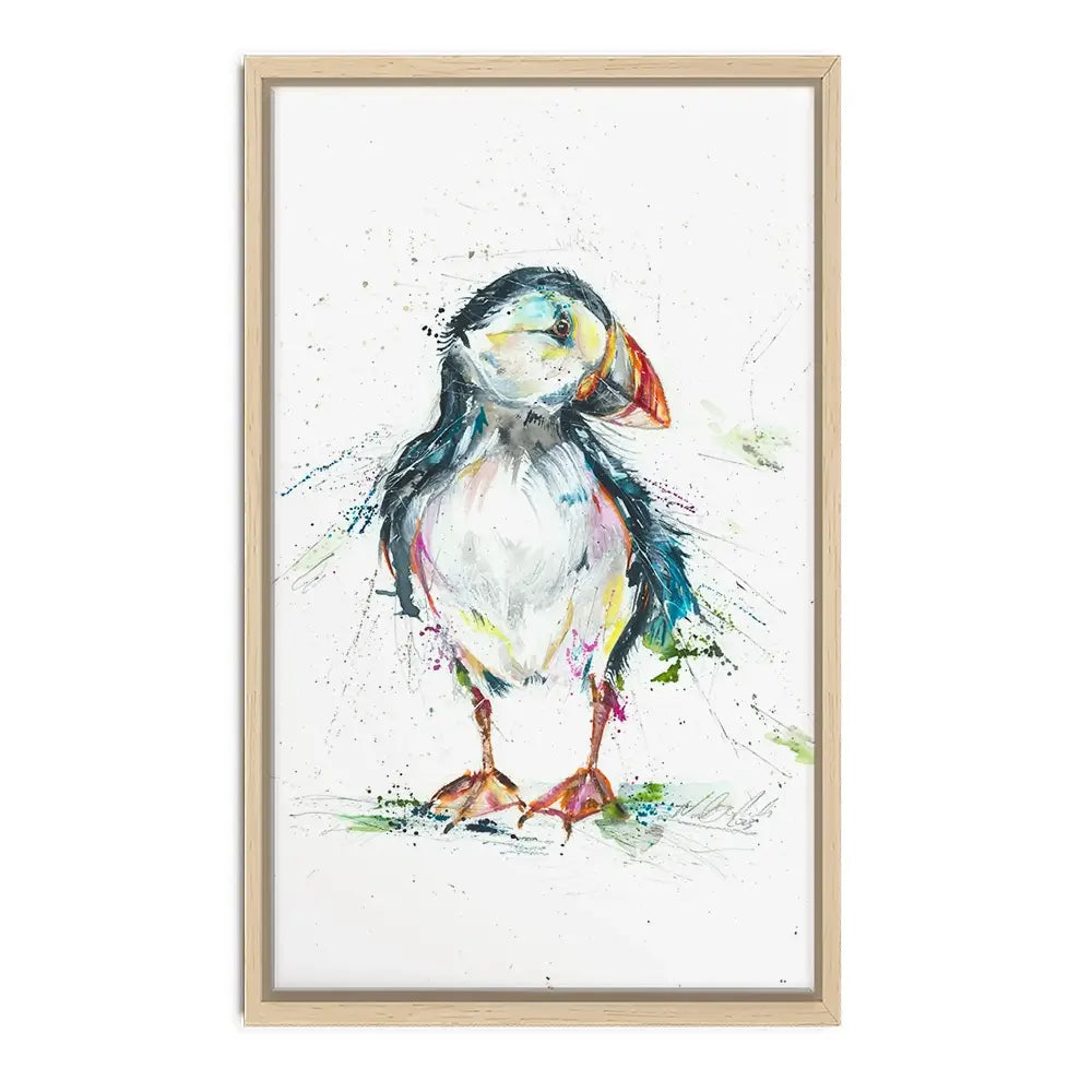 Patrick Puffin Canvas Print Patrick Puffin Canvas Print wall art product Nicola Jane Rowles