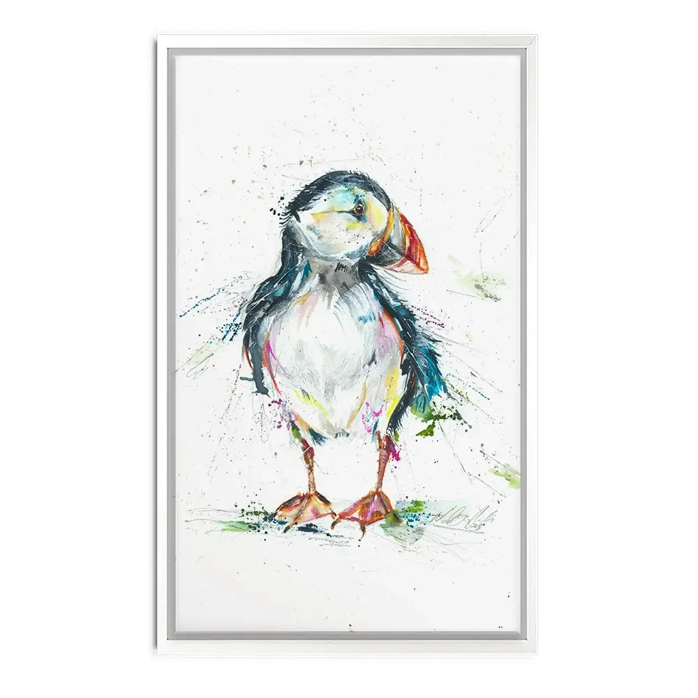 Patrick Puffin Canvas Print Patrick Puffin Canvas Print wall art product Nicola Jane Rowles