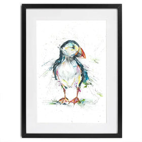 Patrick Puffin Framed Art Print Patrick Puffin Framed Art Print wall art product Nicola Jane Rowles