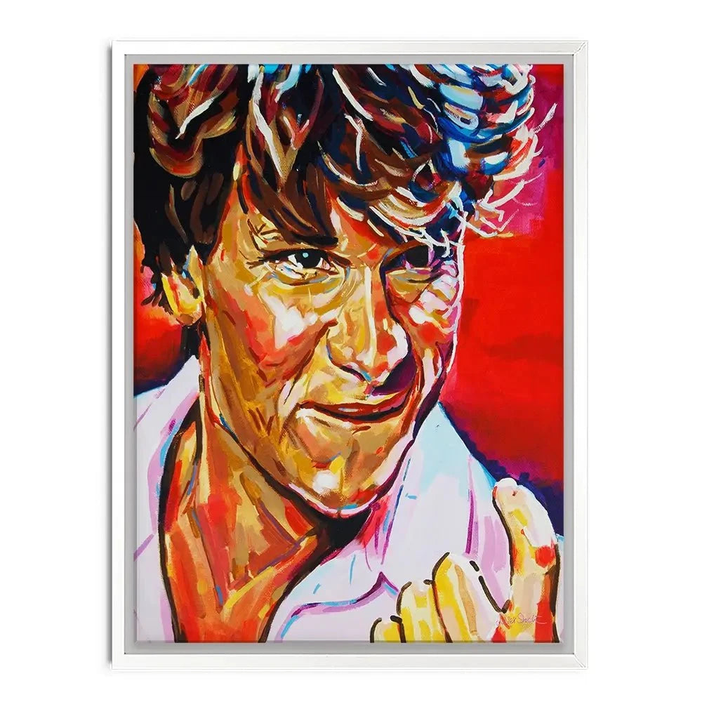 Patrick Swayze Canvas Print Patrick Swayze Canvas Print wall art product Juliet Stockton