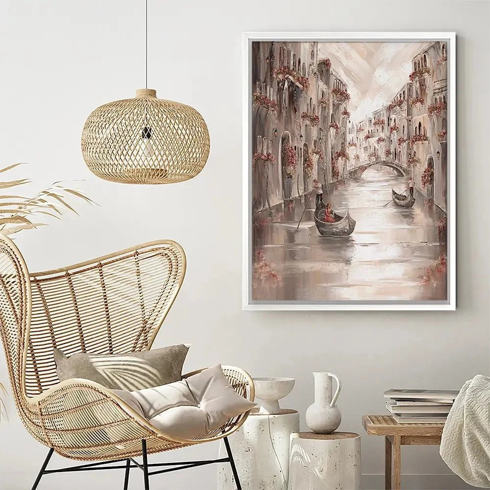 Peace In Venice Canvas Print Peace In Venice Canvas Print wall art product Isabella Karolewicz