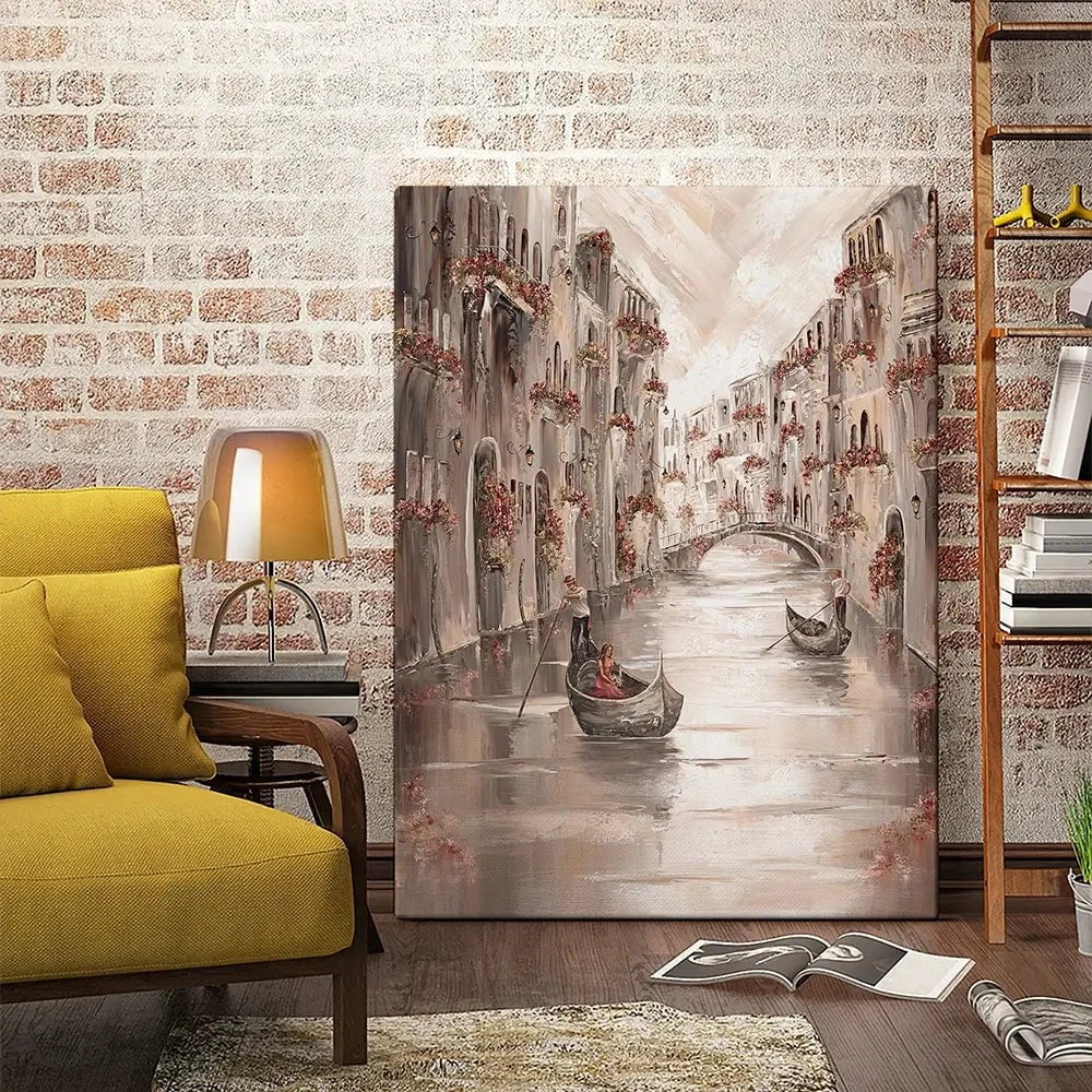 Peace In Venice Canvas Print Peace In Venice Canvas Print wall art product Isabella Karolewicz
