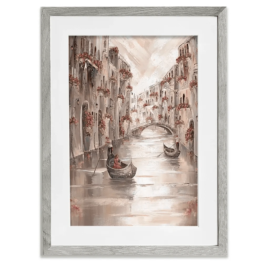 Peace In Venice Framed Art Print Peace In Venice Framed Art Print wall art product Isabella Karolewicz