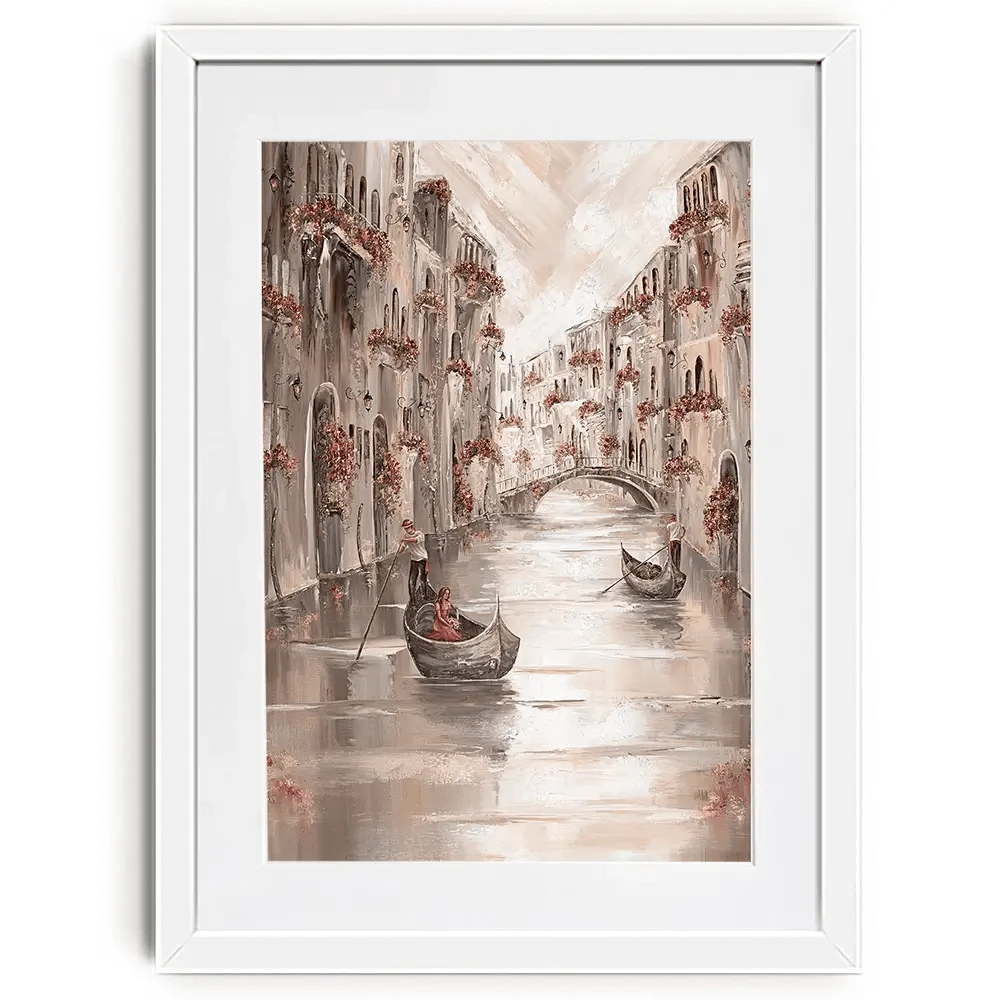 Peace In Venice Framed Art Print Peace In Venice Framed Art Print wall art product Isabella Karolewicz