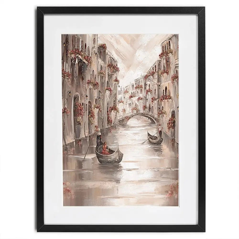 Peace In Venice Framed Art Print Peace In Venice Framed Art Print wall art product Isabella Karolewicz