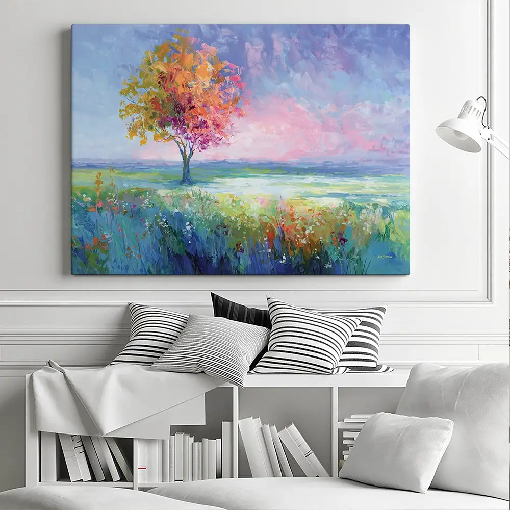 Peaceful Landscape Canvas Print Peaceful Landscape Canvas Print wall art product Leon Devenice