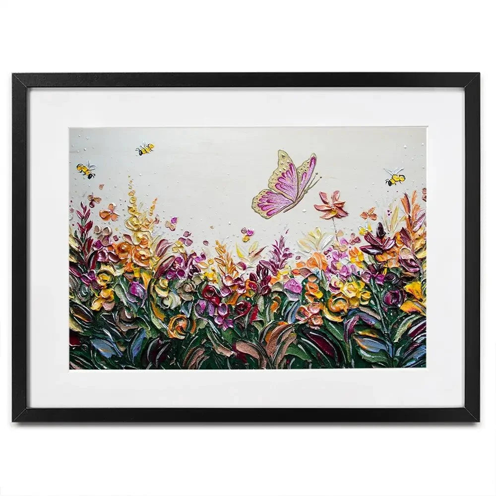 Peaceful Meadow Framed Art Print Peaceful Meadow Framed Art Print wall art product Nada Khatib
