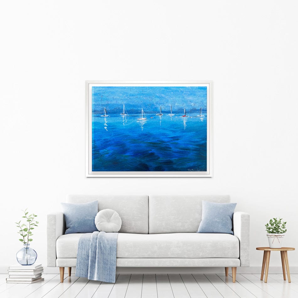 Peaceful Seascape Canvas Print wall art product Jane Brookshaw