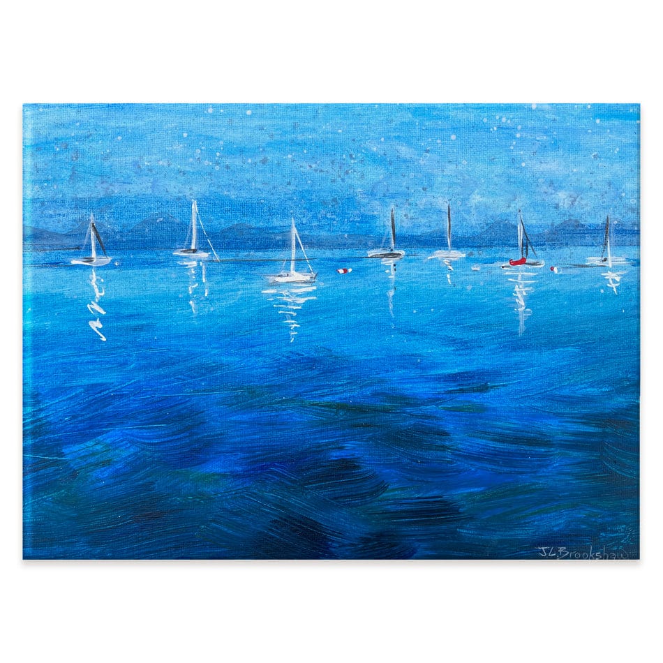 Peaceful Seascape Canvas Print wall art product Jane Brookshaw