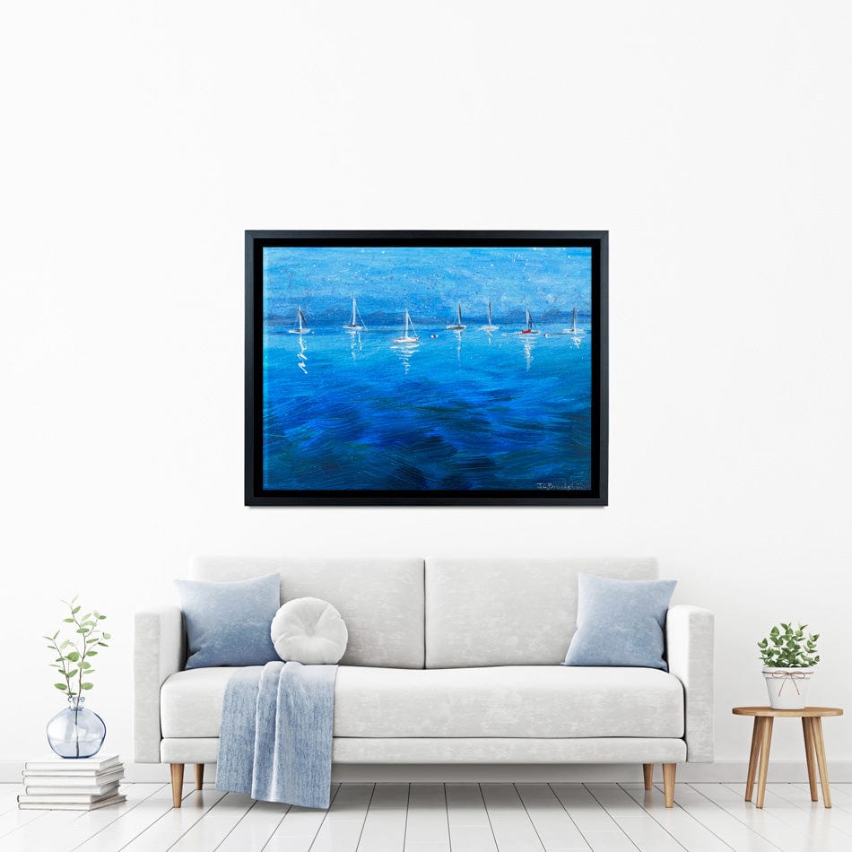 Peaceful Seascape Canvas Print wall art product Jane Brookshaw