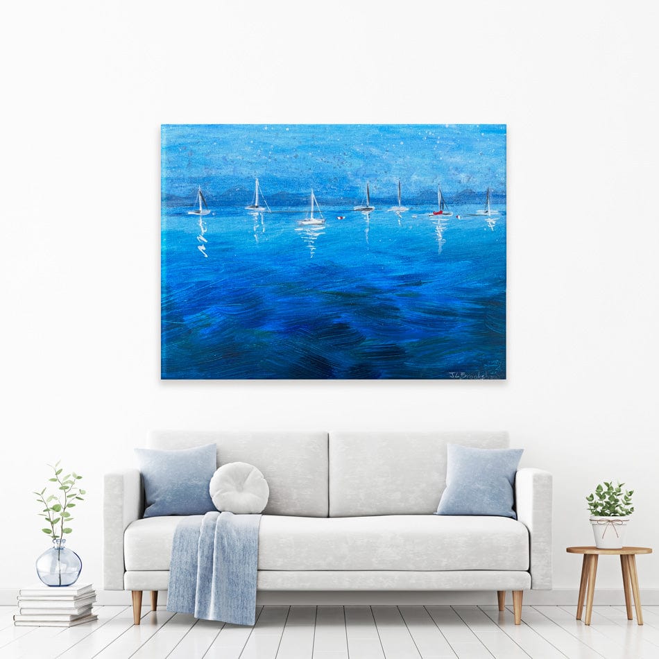Peaceful Seascape Canvas Print wall art product Jane Brookshaw