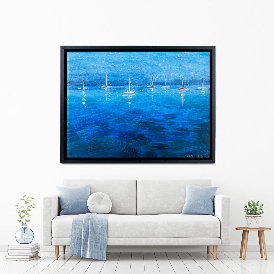 Peaceful Seascape Canvas Print wall art product Jane Brookshaw