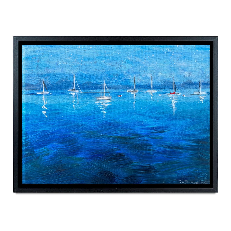 Peaceful Seascape Canvas Print wall art product Jane Brookshaw