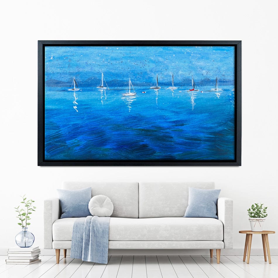 Peaceful Seascape Canvas Print wall art product Jane Brookshaw