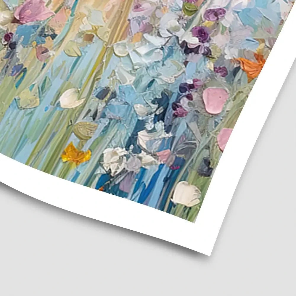 Peaceful Wildflowers Art Print Peaceful Wildflowers Art Print wall art product Gina Kelly - Independent