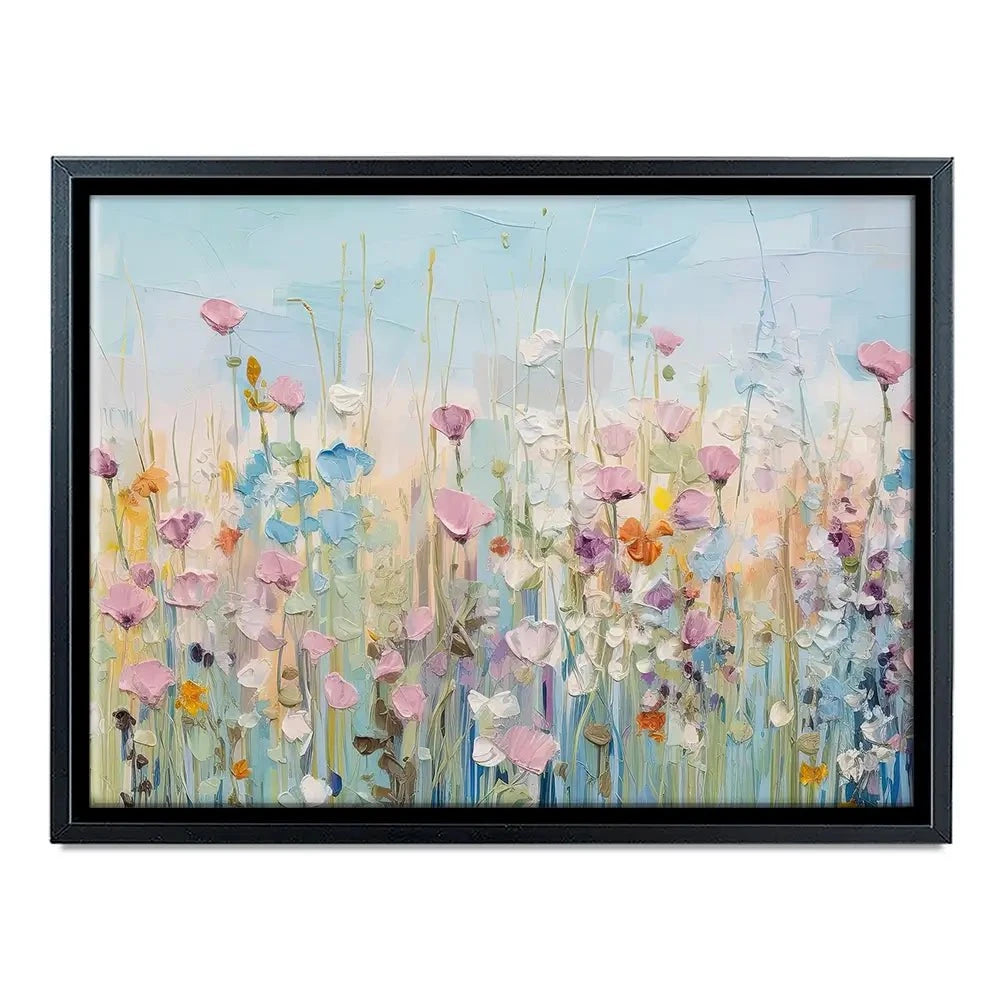 Peaceful Wildflowers Canvas Print Peaceful Wildflowers Canvas Print wall art product Gina Kelly - Independent
