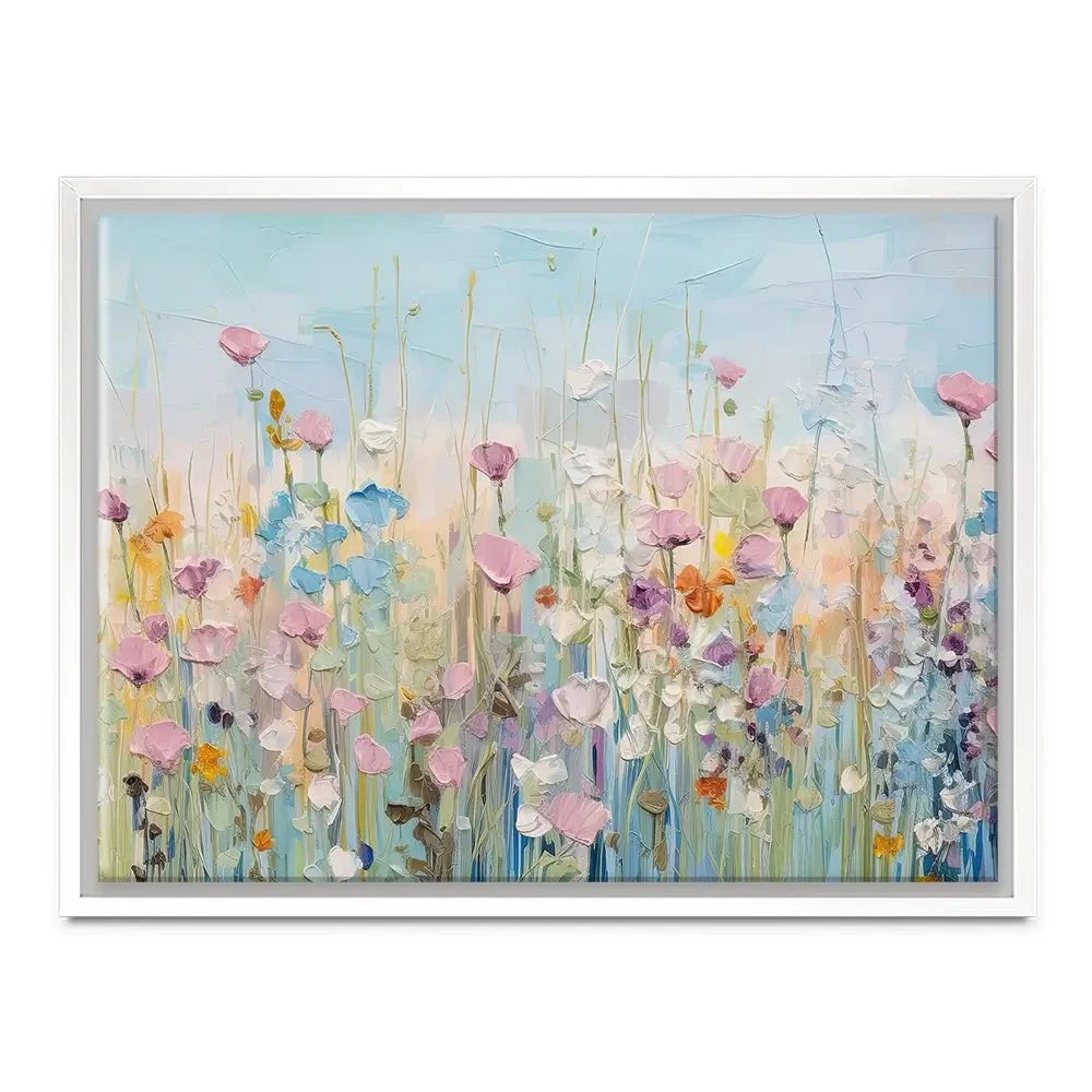 Peaceful Wildflowers Canvas Print Peaceful Wildflowers Canvas Print wall art product Gina Kelly - Independent