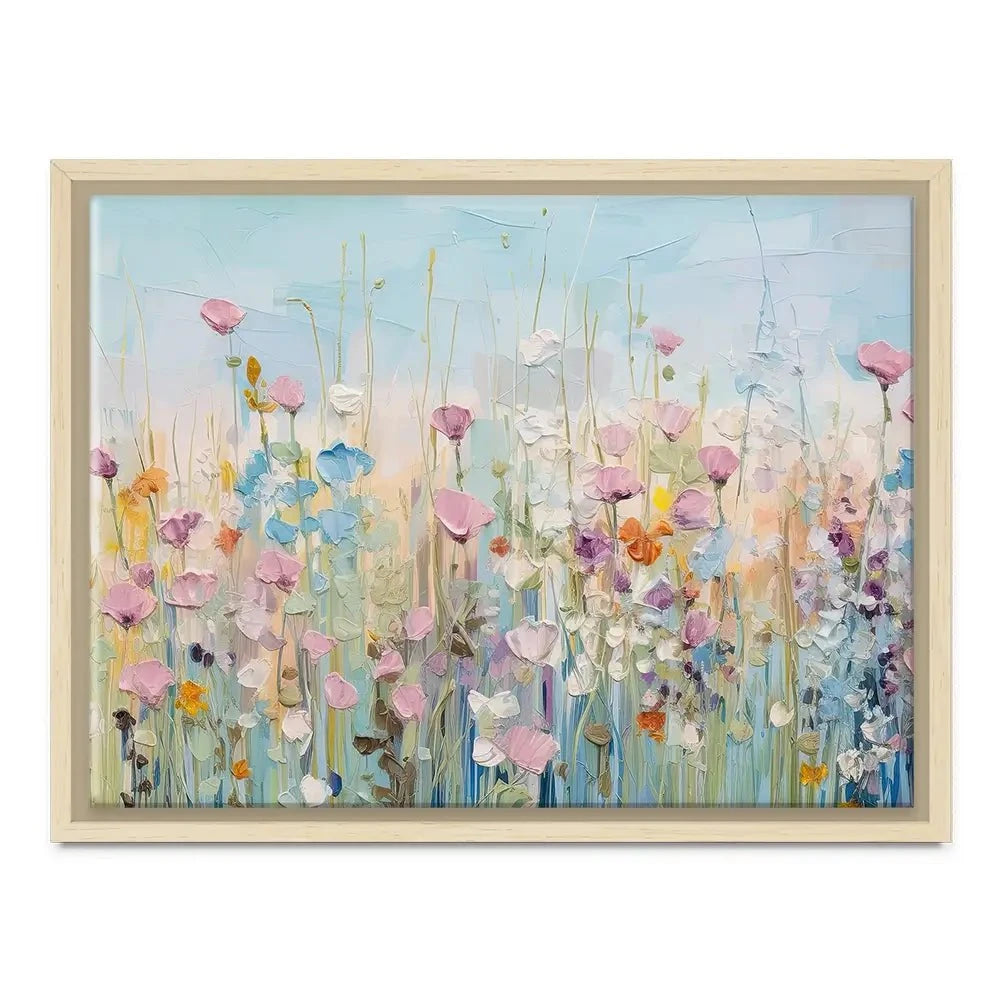 Peaceful Wildflowers Canvas Print Peaceful Wildflowers Canvas Print wall art product Gina Kelly - Independent