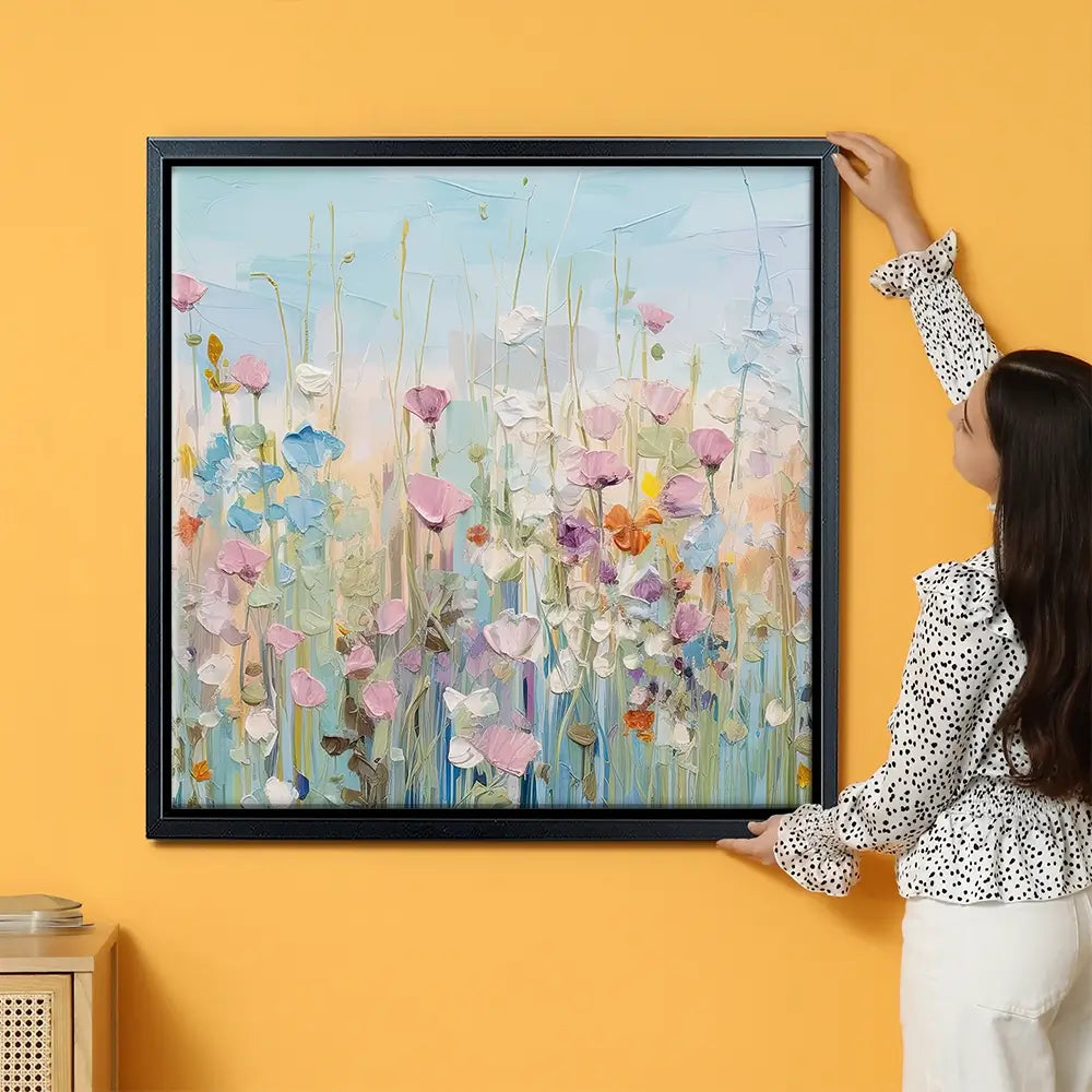 Peaceful Wildflowers Oversized Canvas Print Peaceful Wildflowers Oversized Canvas Print wall art product Gina Kelly - Independent