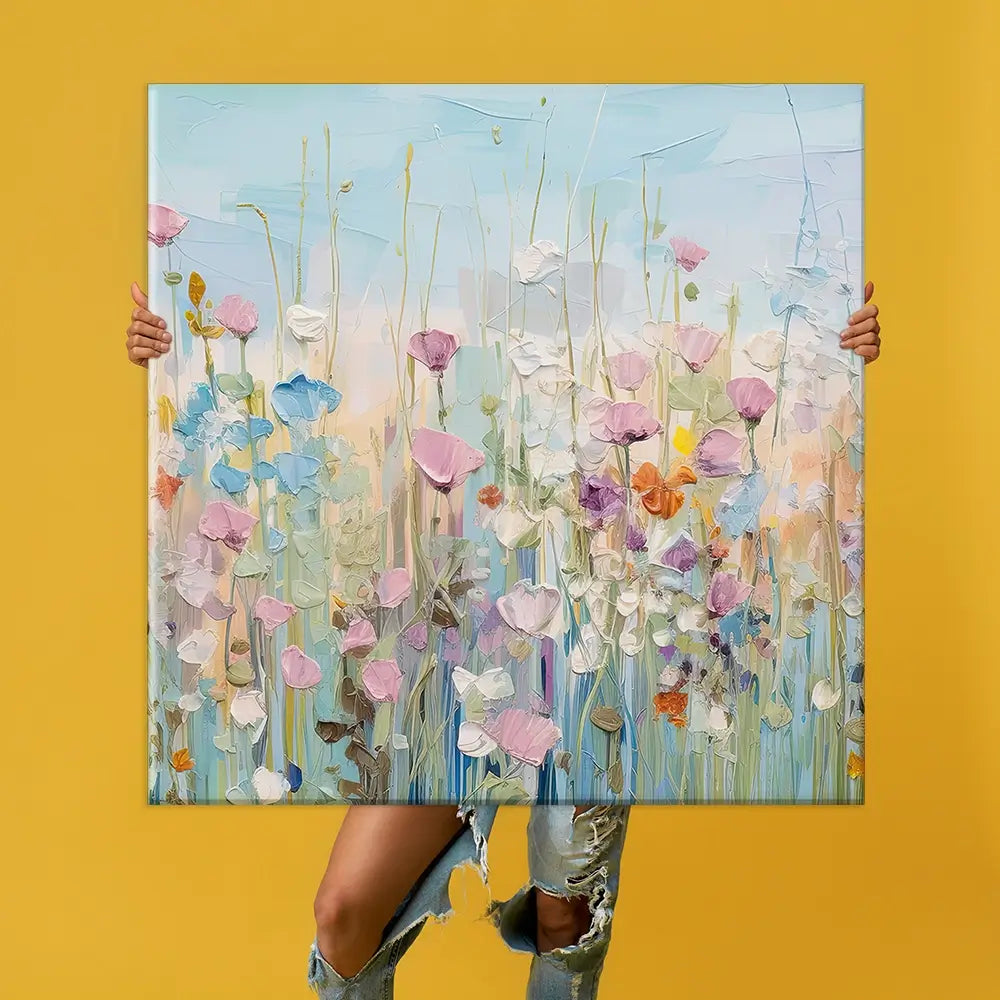 Peaceful Wildflowers Oversized Canvas Print Peaceful Wildflowers Oversized Canvas Print wall art product Gina Kelly - Independent